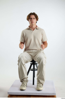 Lyle  1 beige cargo pants beige polo t shirt…